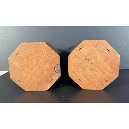 MCM Wooden Vases 4.5" Tall – Mid Century Modern Decor