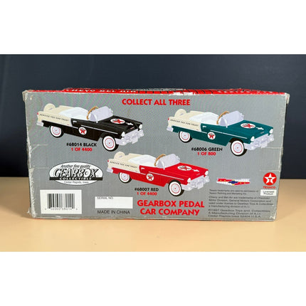 Gearbox Texaco 1955 Chevy Bel Air Chain Driven Pedal Car Bank Series #12 OB