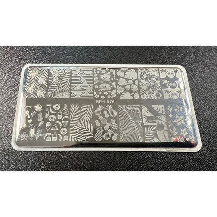 Born Pretty X-Series BP-L076 Nail Art Stamping Plate – Stainless Steel