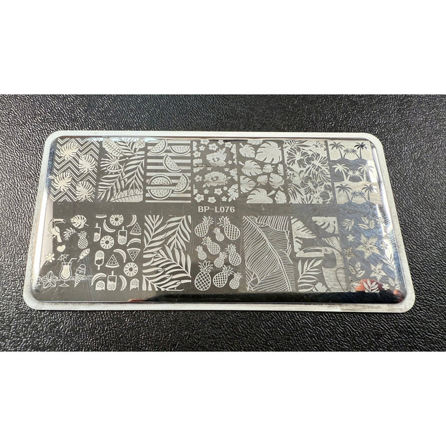 Born Pretty X-Series BP-L076 Nail Art Stamping Plate – Stainless Steel