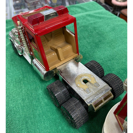 Tonka No. 1 Hook and Ladder Fire Truck 33" Vintage 1970s 1980s Toy Truck