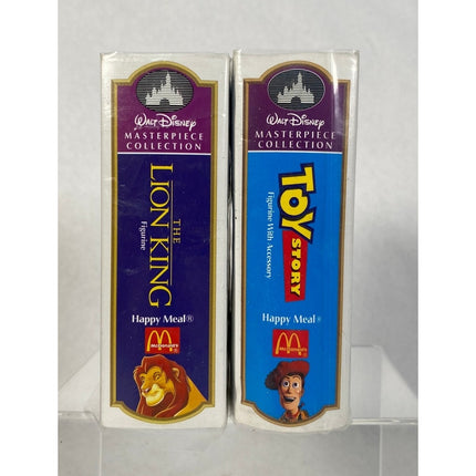 Lot of 2 McDonald’s Walt Disney The Lion King & Toy Story VHS Toy Figures | NISB