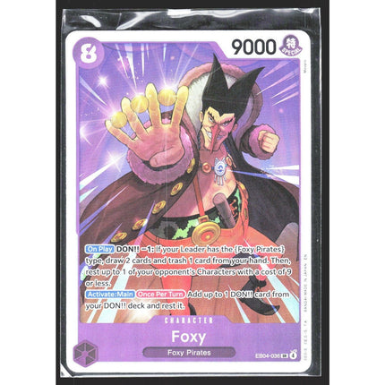 Foxy The Azure Sea's Seven #EB04-036 Super Rare