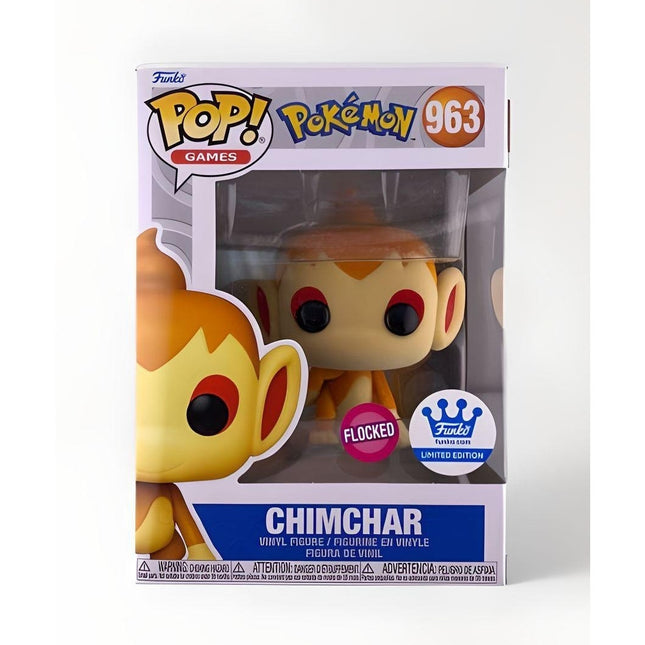 Funko Pop! Chimchar Flocked #963 – Limited Edition, NIB New In Box