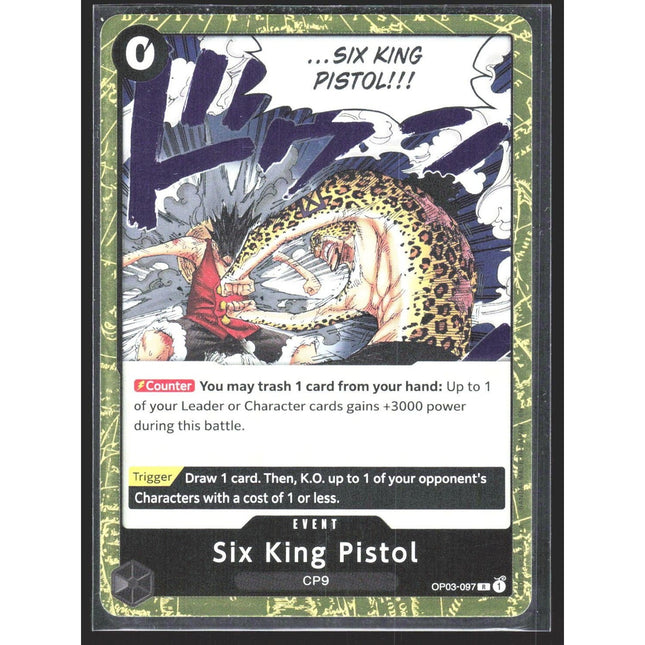 Six King Pistol Pillars of Strength #OP03-097 Rare