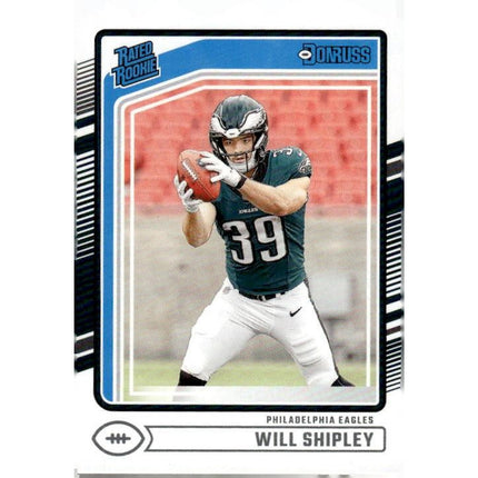 Will Shipley 2024 Donruss #312 RC Philadelphia Eagles