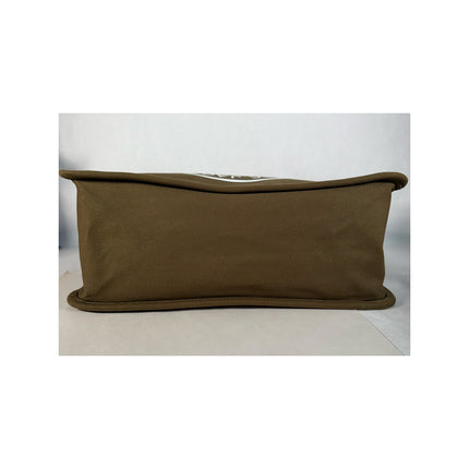 Marc Jacobs Signet Canvas Tote Bag Brown Beech Logo Shoulder Bag