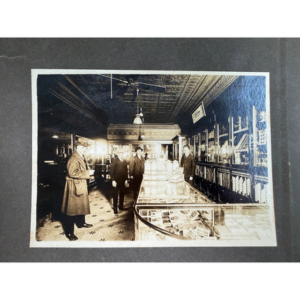 1921 Lancaster PA Cigar Shop Cabinet Photograph