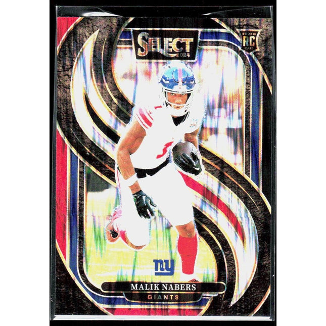 Malik Nabers 2024 Panini Select #116 RC New York Giants