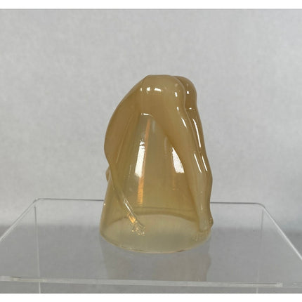 Vintage McKee Caramel Uranium Glass “Bottoms Up” Shot Glass #77725