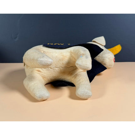 Vintage US Navy Goat Mascot Plush Military Collectible