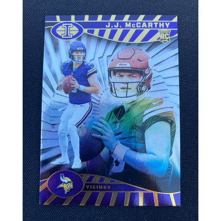 2024 J.J. McCarthy Illusions RC Vikings #100 Football Card