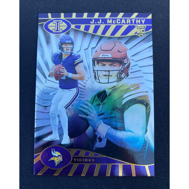 2024 J.J. McCarthy Illusions RC Vikings #100 Football Card