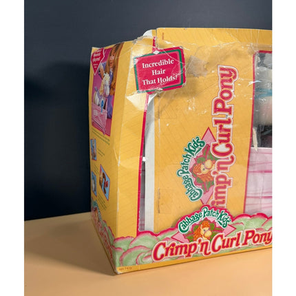 Cabbage Patch Kids 12" Crimp'n Curl Pony Vintage Toy Original Box
