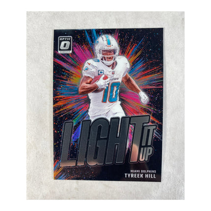2024 Panini Donruss Optic “Light It Up” Tyreek Hill #20 Miami Dolphins