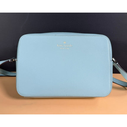Kate Spade New York Harper Turquoise Aqua Pool Leather Crossbody Shoulder Bag