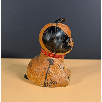 Vintage Hubley Fido Dog Cast Iron Coin Bank Antique Toy Collectible