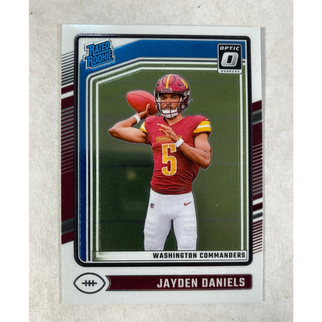 2024 Donruss Optic Rated Rookie Jayden Daniels RC #248 Commanders