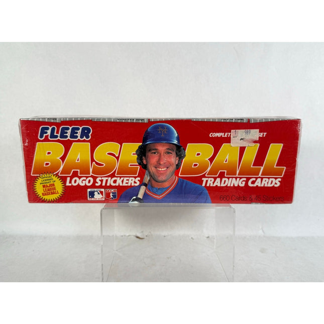 1989 Fleer Baseball Logo Stickers & Trading Cards Sealed Box