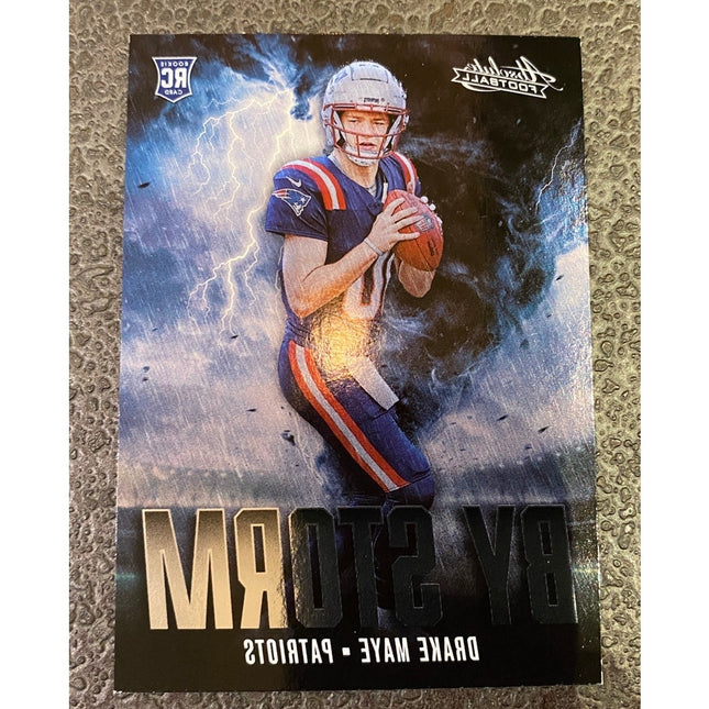 2024 Panini Absolute By Storm Rookie Card Drake Maye #BS-DME
