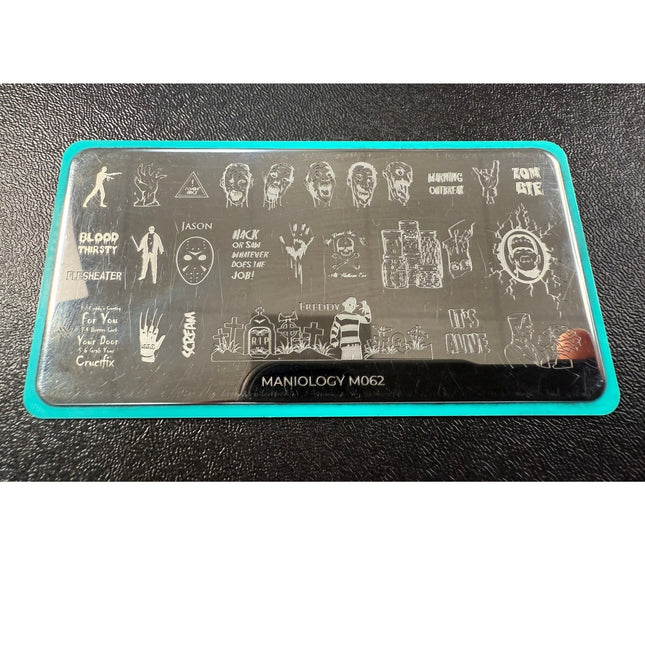 Maniology M062 Horror & Halloween Nail Art Stamping Plate