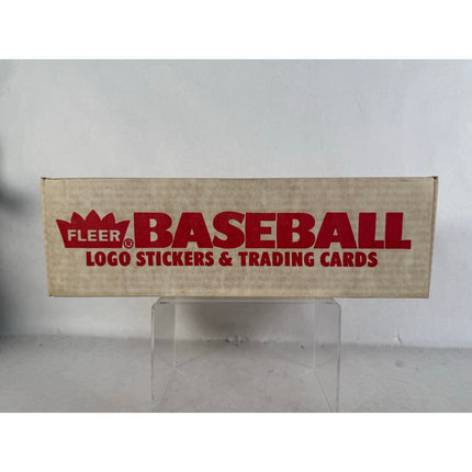 1989 Fleer Factory Sealed Baseball Logo Stickers and Trading Cards Set