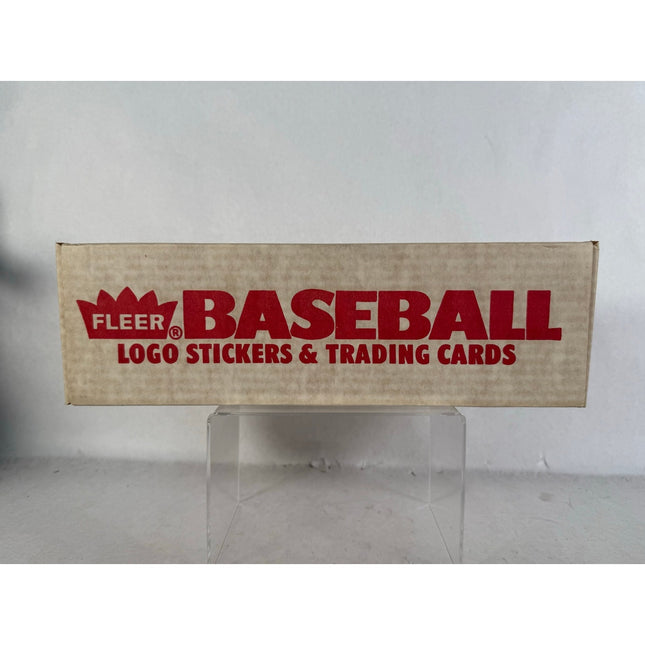 1989 Fleer Factory Sealed Baseball Logo Stickers and Trading Cards Set