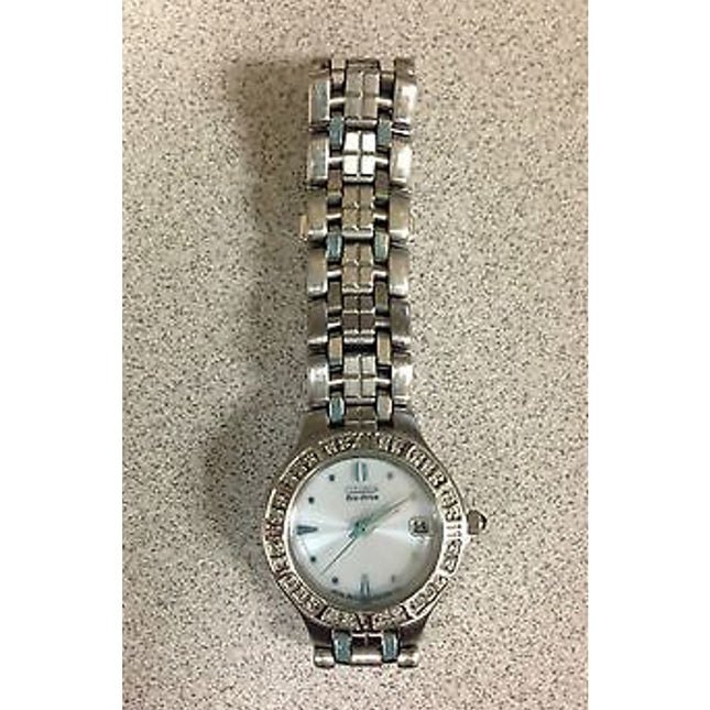Citizens Ladies Eco-Drive Stainless Steel Wristwatch
