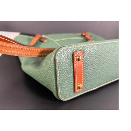 Dooney & Bourke Lexington Handbag Green Pebble Tote Shoulder Bag MSRP $388