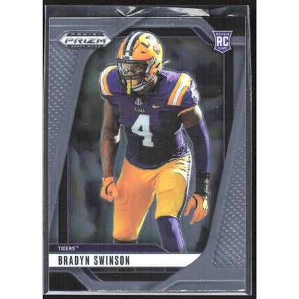 Bradyn Swinson 2025 Panini Prizm Draft Picks #52 LSU Tigers