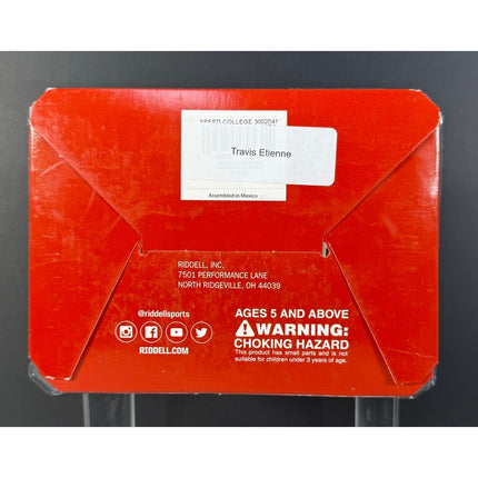 Travis Etienne 2018 Clemson Mini Helmet Natl Champs Beckett Authenticated