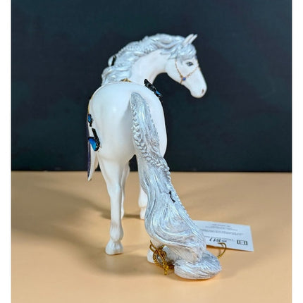 Hamilton Collection Enchanting Wonders Horse Butterfly Figurines 5" #0811 COA OB