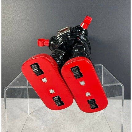 Tin Toys Planet Robot Black Wind-Up Schylling HAHA Toys — Working!