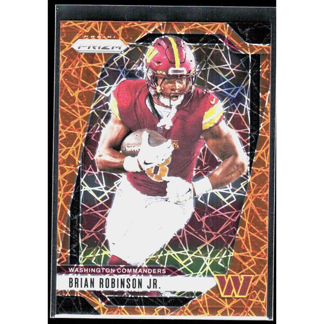 Brian Robinson Jr. 2024 Panini Prizm Lazer #288 Washington Commanders
