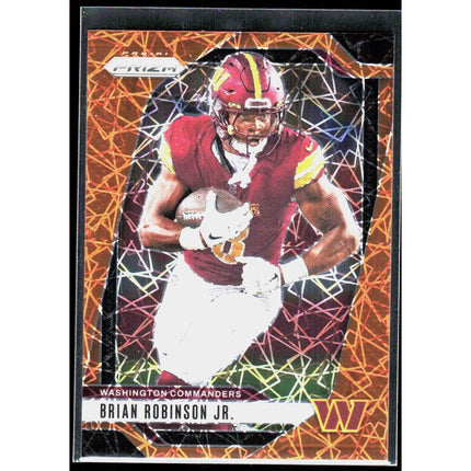 Brian Robinson Jr. 2024 Panini Prizm Lazer #288 Washington Commanders