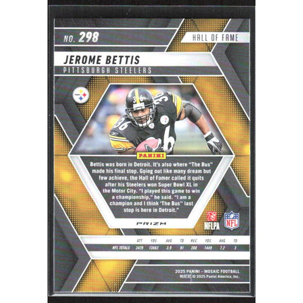 Jerome Bettis 2025 Panini Mosaic Mosaic #298 Pittsburgh Steelers