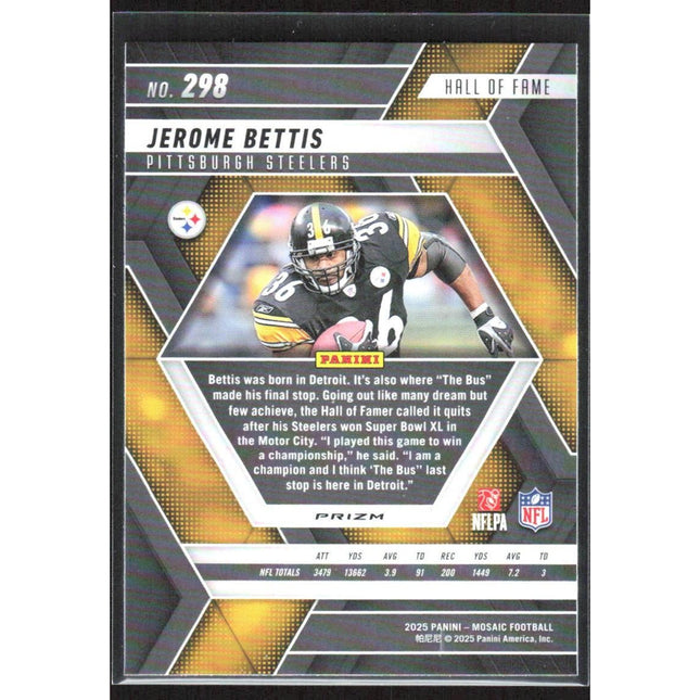Jerome Bettis 2025 Panini Mosaic Mosaic #298 Pittsburgh Steelers