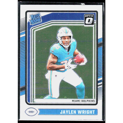 Jaylen Wright 2024 Donruss Optic #249 RC Miami Dolphins