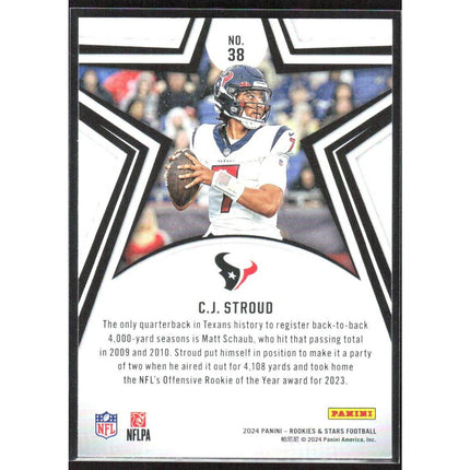 C.J. Stroud 2024 Panini Rookies & Stars #38 Houston Texans