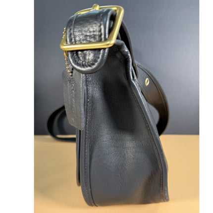 Vintage Coach Patricia’s Legacy #9951 Black Leather Crossbody Handbag