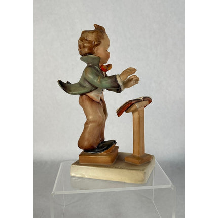 Hummel Goebel "Band Leader" #129 TMK1 – Incised Crown Germany Figurine
