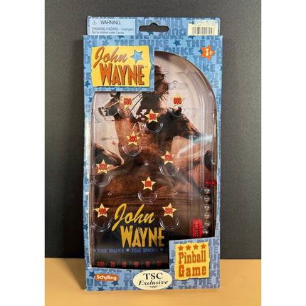 John Wayne 10" Pinball Game Schylling Vintage Style Handheld Toy Collectible