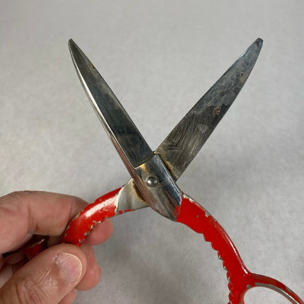 Vintage Wiss 8” Red Scissors Shears