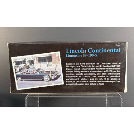 Lincoln Continental Limousine SS-100-X Kennedy Diecast Car NIB