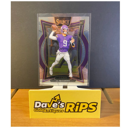 J.J. McCarthy 2024 Select #24 Rookie RC Card Minnesota Vikings