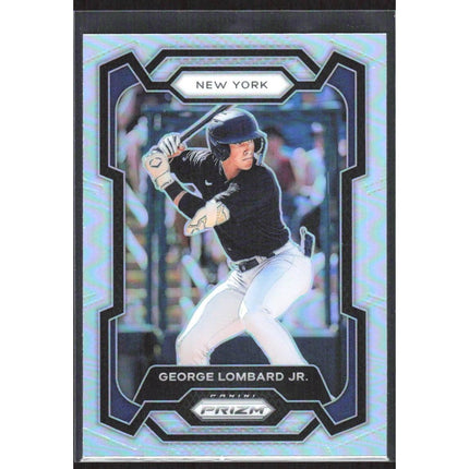 George Lombard Jr. 2024 Panini Prizm Silver Prizms #62 New York Yankees