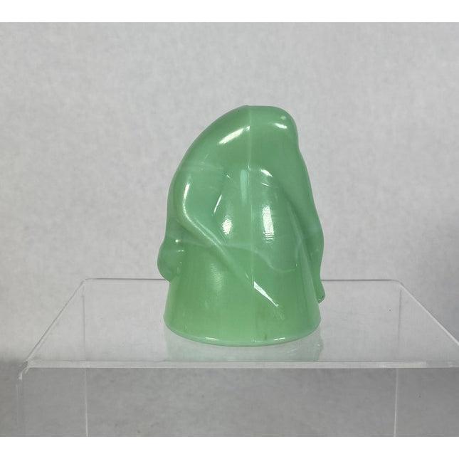 Vintage McKee Jadeite Uranium Glass “Bottoms Up” Shot Glass #77725