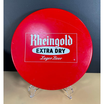 Rheingold Extra Dry Lager Beer Tray 12" Metal Brewery Advertising Serving Tray