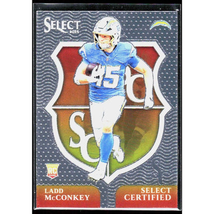 Ladd McConkey 2024 Panini Select Select Certified Rookies #16 LA Chargers