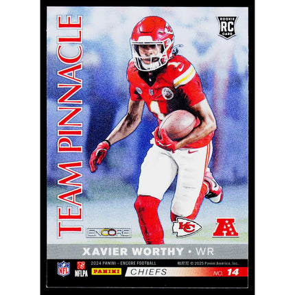 Rome Odunze / Xavier Worthy 2024 Panini Encore Team Pinnacle #14 St. Louis Rams